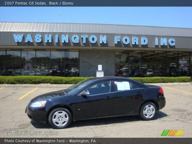 2007 Pontiac G6 Sedan in Black