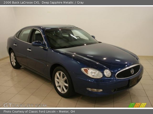 2006 Buick LaCrosse CXS in Deep Sapphire Metallic