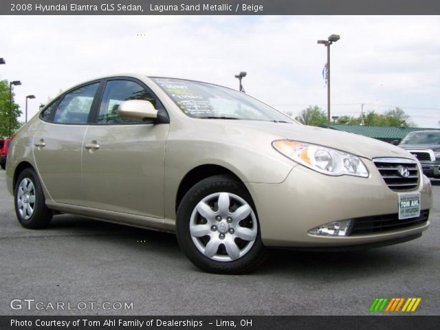 2008 Hyundai Elantra GLS Sedan in Laguna Sand Metallic