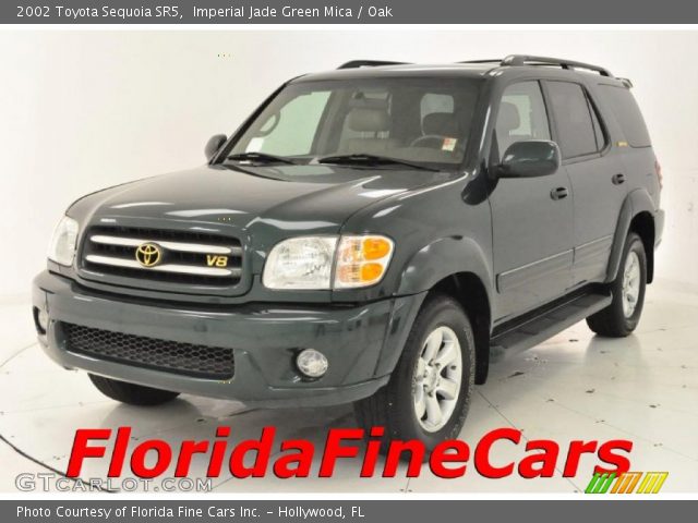 2002 Toyota Sequoia SR5 in Imperial Jade Green Mica