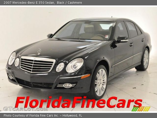 2007 Mercedes-Benz E 350 Sedan in Black