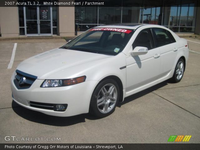 2007 Acura TL 3.2 in White Diamond Pearl