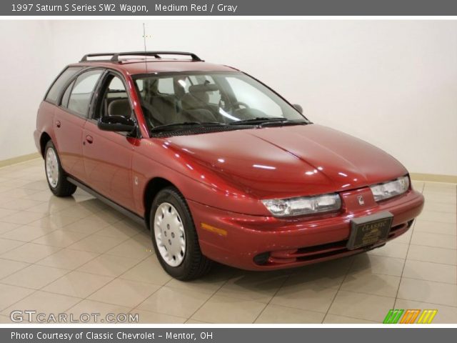1997 Saturn S Series SW2 Wagon in Medium Red
