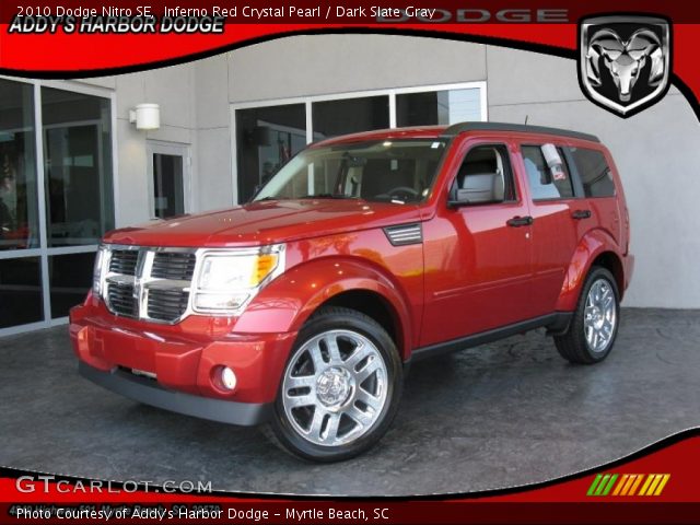 2010 Dodge Nitro SE in Inferno Red Crystal Pearl
