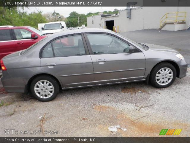 2005 Honda Civic LX Sedan in Magnesium Metallic