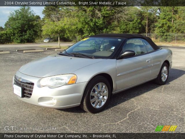 2004 Chrysler Sebring Limited Convertible in Bright Silver Metallic