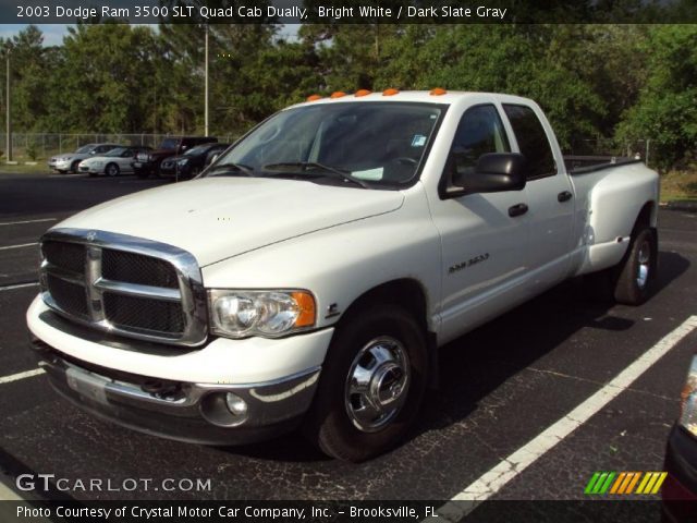 2003 Dodge Ram 3500 SLT Quad Cab Dually in Bright White