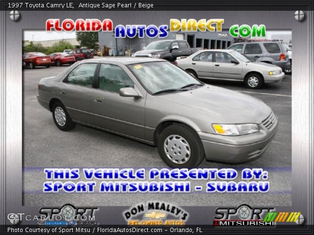 1997 Toyota Camry LE in Antique Sage Pearl