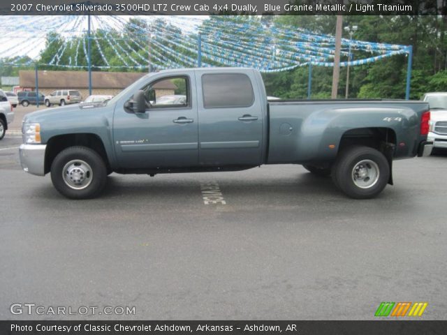 2007 Chevrolet Silverado 3500HD LTZ Crew Cab 4x4 Dually in Blue Granite Metallic