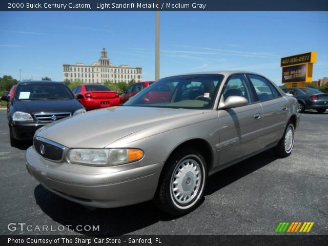 2000 Buick Century Custom in Light Sandrift Metallic