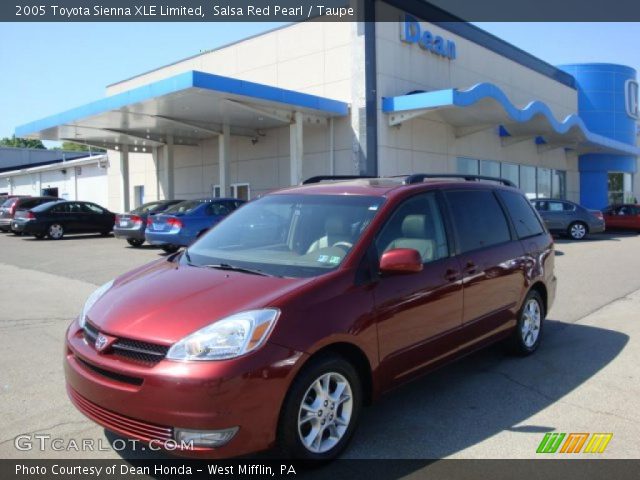 2005 Toyota Sienna XLE Limited in Salsa Red Pearl