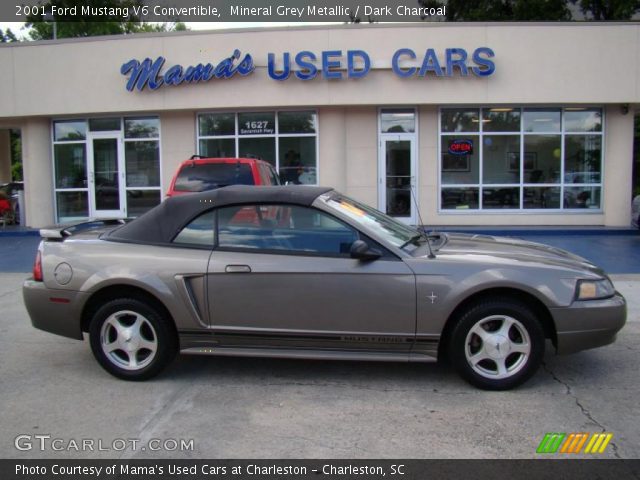 2001 Ford Mustang V6 Convertible in Mineral Grey Metallic