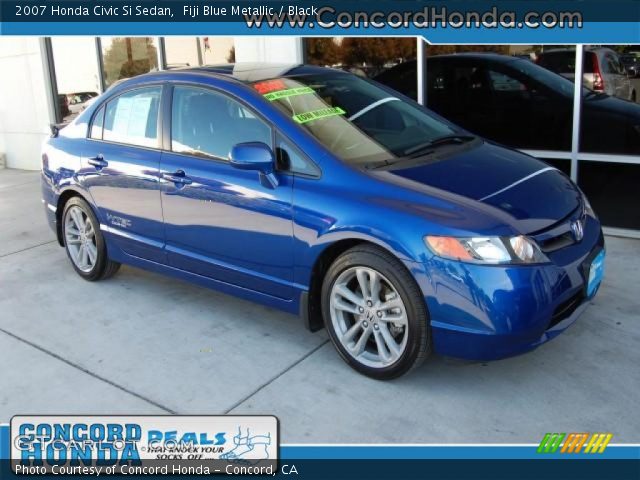 2007 Honda Civic Si Sedan in Fiji Blue Metallic