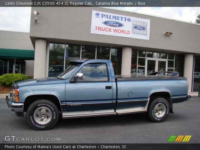 1990 Chevrolet C/K C3500 454 SS Regular Cab in Catalina Blue Metallic