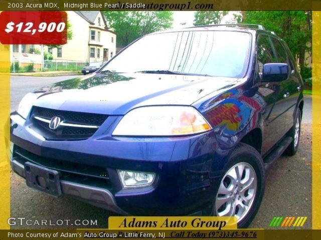 2003 Acura MDX  in Midnight Blue Pearl