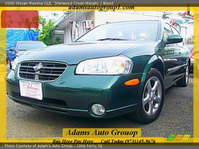 2000 Nissan Maxima GLE in Sherwood Green Metallic