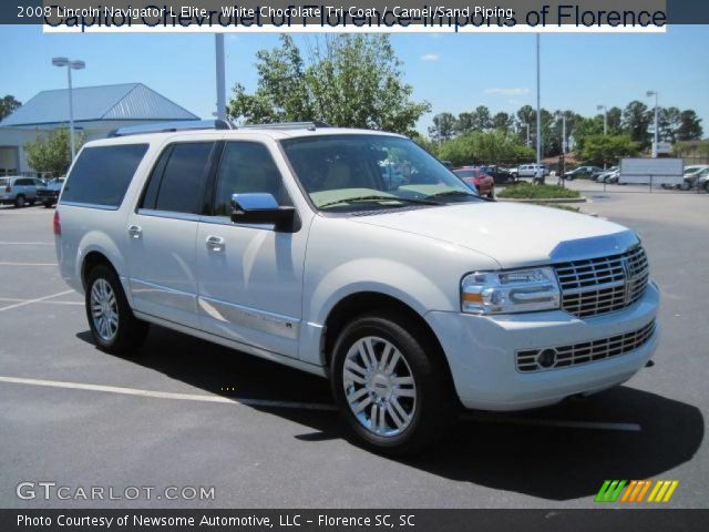 2008 Lincoln Navigator L Elite in White Chocolate Tri Coat