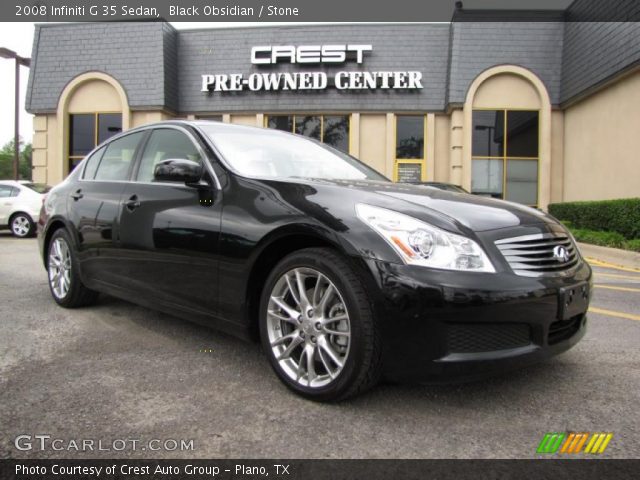 2008 Infiniti G 35 Sedan in Black Obsidian