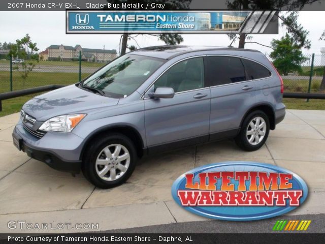2007 Honda CR-V EX-L in Glacier Blue Metallic