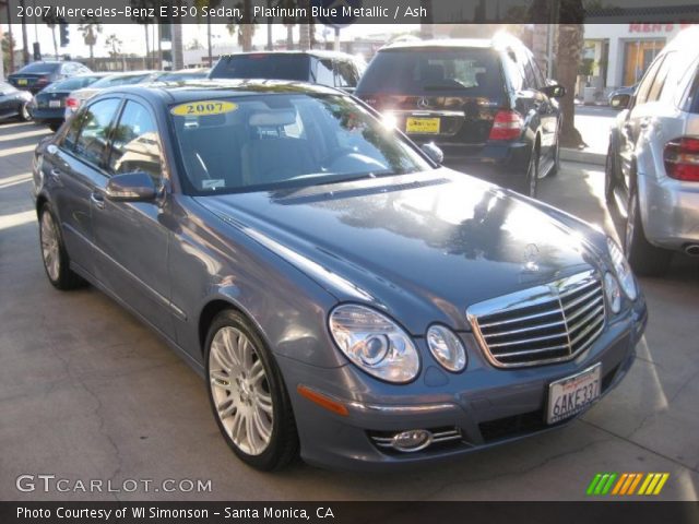 2007 Mercedes-Benz E 350 Sedan in Platinum Blue Metallic