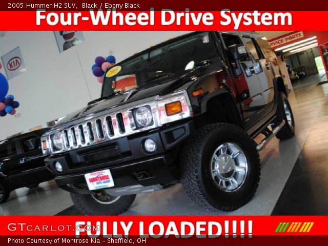 2005 Hummer H2 SUV in Black