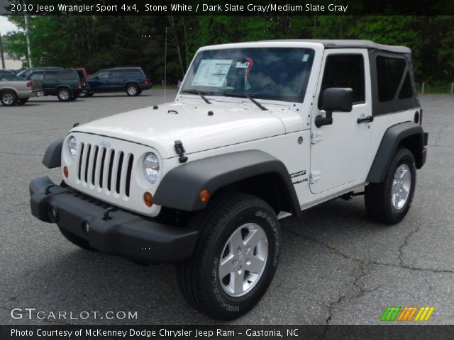 2010 Jeep Wrangler Sport 4x4 in Stone White