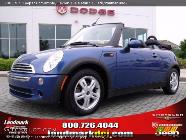 2006 Mini Cooper Convertible in Hyper Blue Metallic