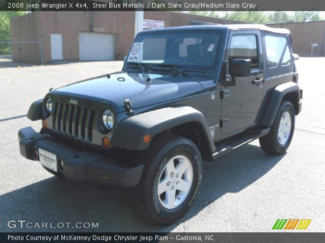 2008 Jeep Wrangler X 4x4 in Steel Blue Metallic
