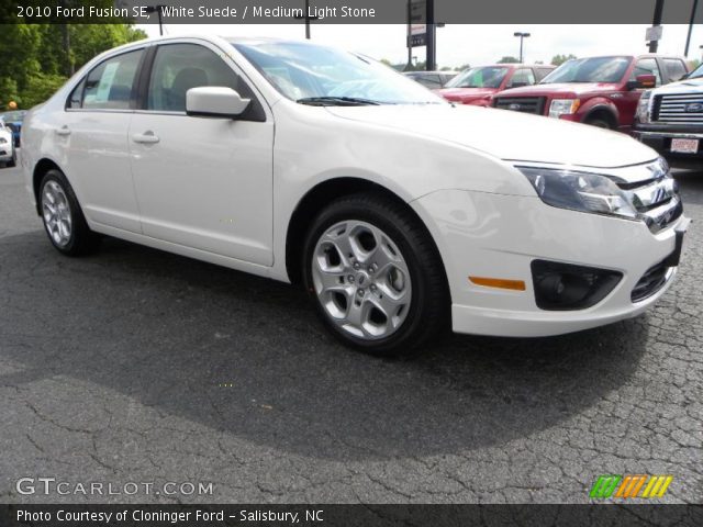 2010 Ford Fusion SE in White Suede