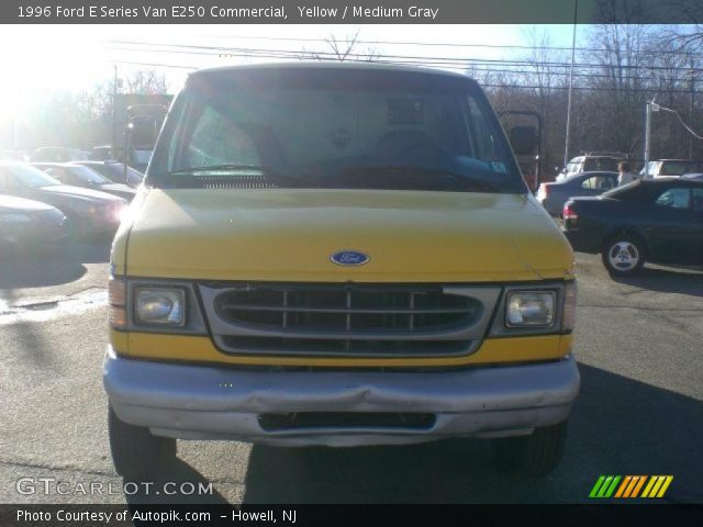 1996 Ford E Series Van E250 Commercial in Yellow