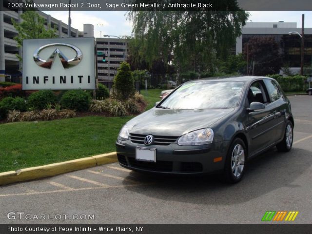 2008 Volkswagen Rabbit 2 Door in Sage Green Metallic