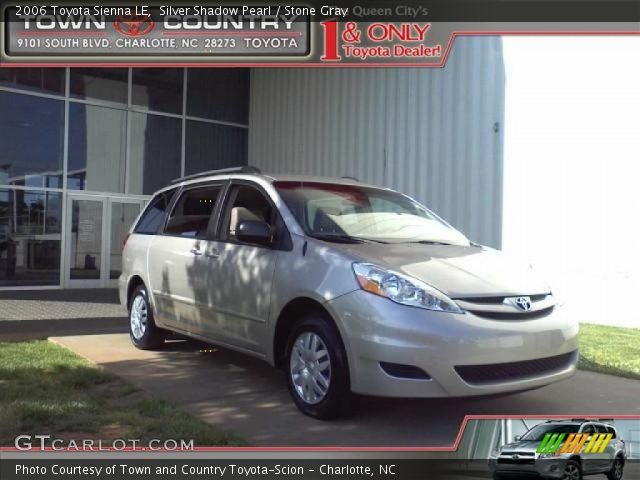2006 Toyota Sienna LE in Silver Shadow Pearl