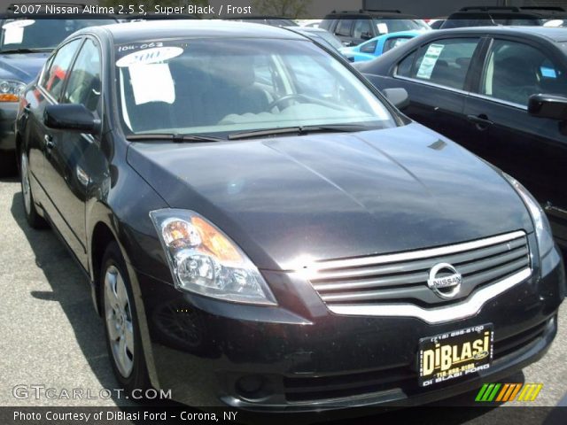 2007 Nissan Altima 2.5 S in Super Black