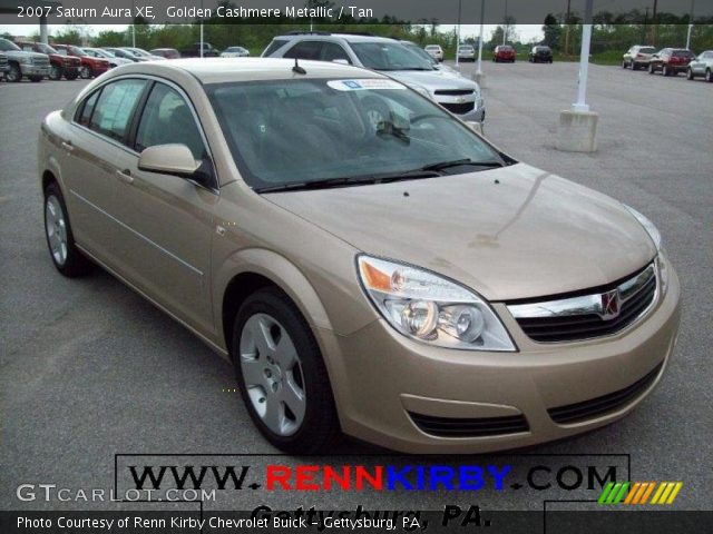 2007 Saturn Aura XE in Golden Cashmere Metallic