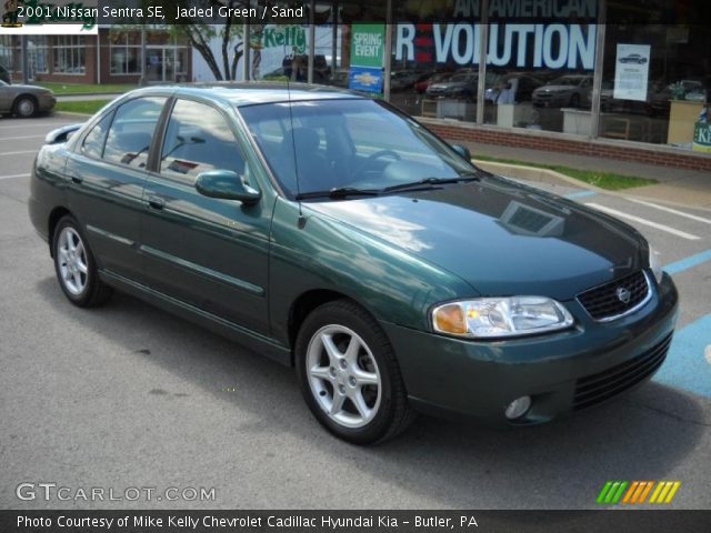 Green nissan sentra #3
