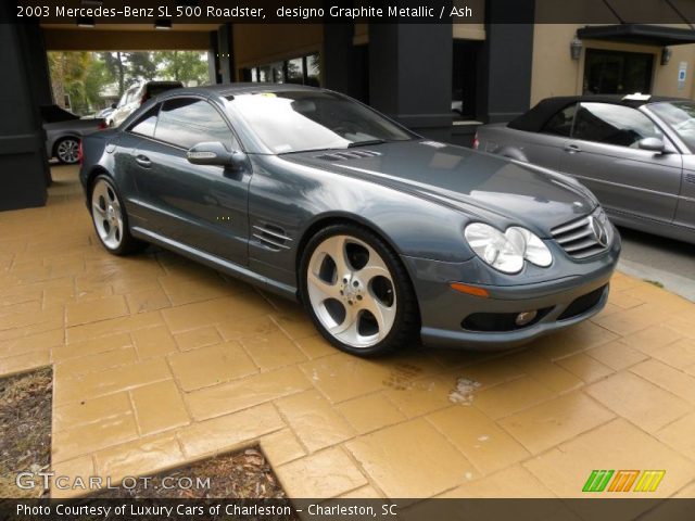 2003 Mercedes-Benz SL 500 Roadster in designo Graphite Metallic