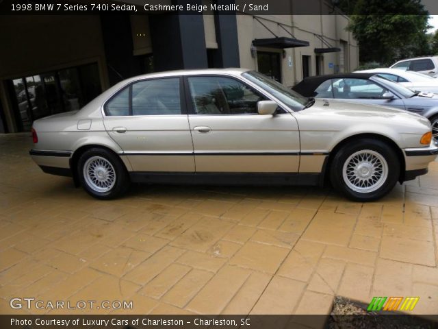1998 BMW 7 Series 740i Sedan in Cashmere Beige Metallic