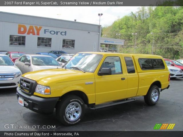 2007 Ford Ranger XL SuperCab in Screaming Yellow