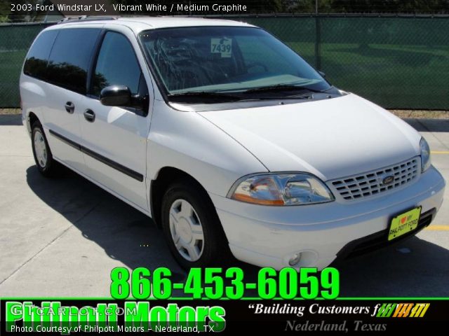 2003 Ford Windstar LX in Vibrant White