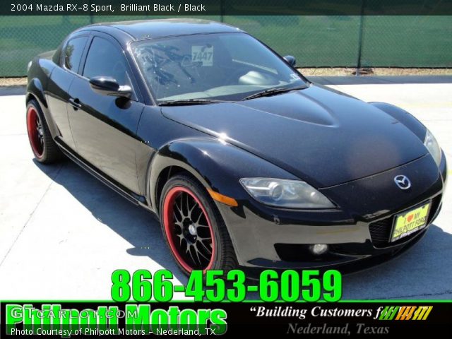 2004 Mazda RX-8 Sport in Brilliant Black