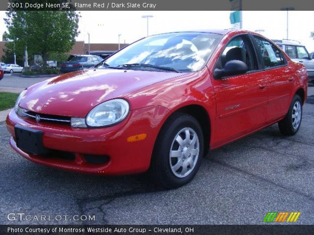 2001 Dodge Neon SE in Flame Red
