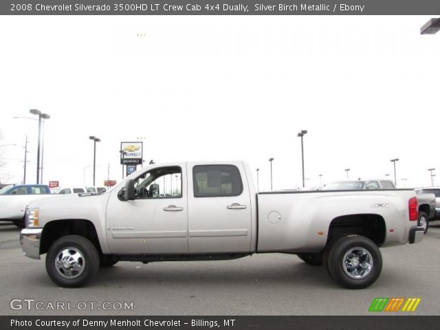 2008 Chevrolet Silverado 3500HD LT Crew Cab 4x4 Dually in Silver Birch Metallic