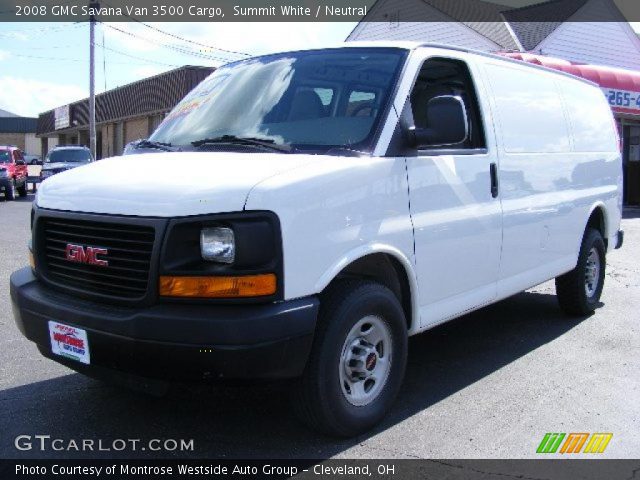 2008 GMC Savana Van 3500 Cargo in Summit White