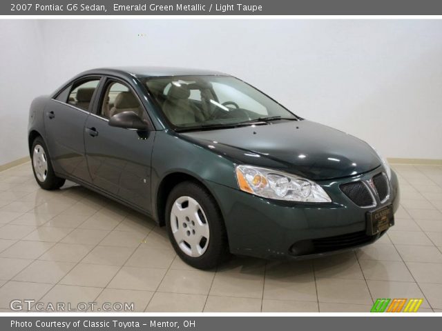 2007 Pontiac G6 Sedan in Emerald Green Metallic