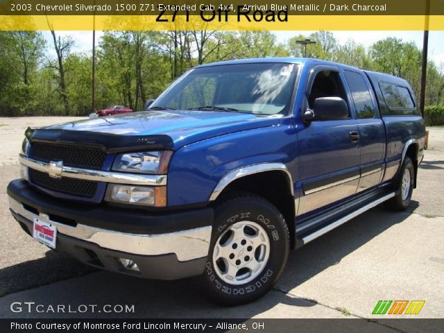 2003 Chevrolet Silverado 1500 Z71 Extended Cab 4x4 in Arrival Blue Metallic