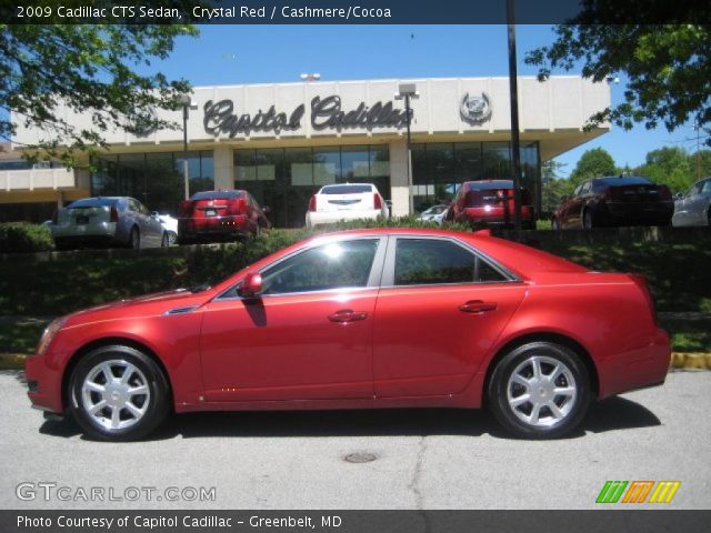 2009 Cadillac CTS Sedan in Crystal Red