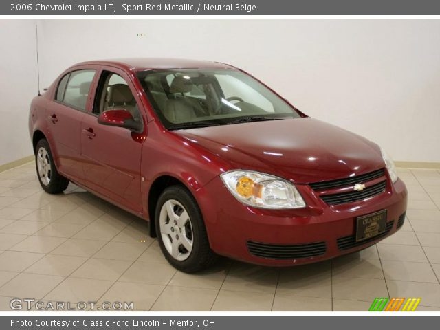 2006 Chevrolet Impala LT in Sport Red Metallic
