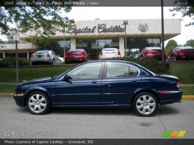 2005 Jaguar X-Type 3.0 in Pacific Blue Metallic