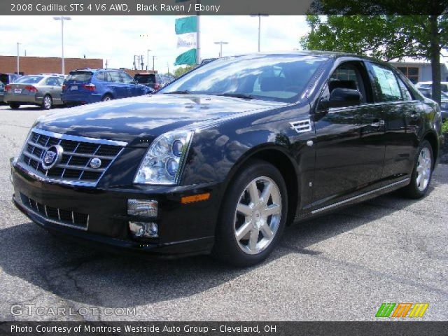 2008 Cadillac STS 4 V6 AWD in Black Raven