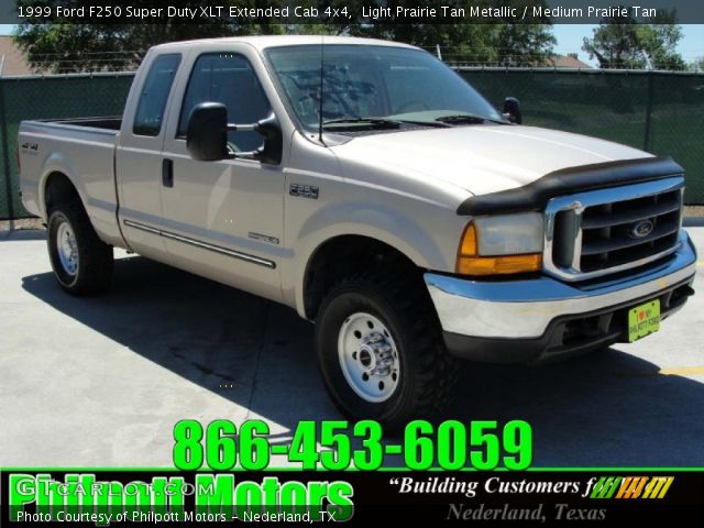 1999 Ford F250 Super Duty XLT Extended Cab 4x4 in Light Prairie Tan Metallic